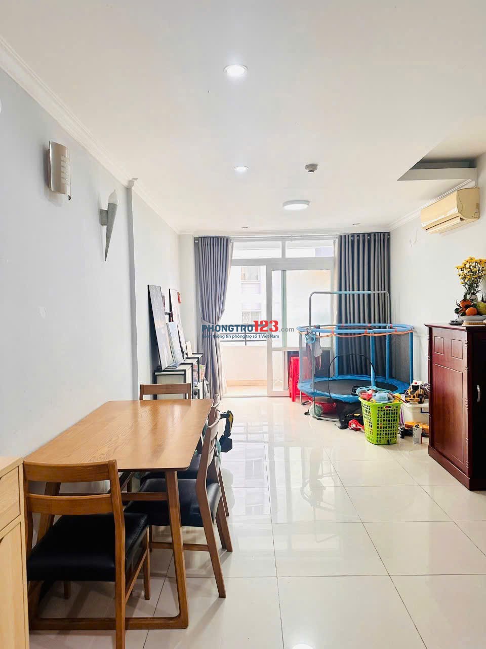 Chung cư Mỹ Đức, P22, BT: 80m2, 2PN, 2wc, Đủ Nội Thất, 12tr5/th.