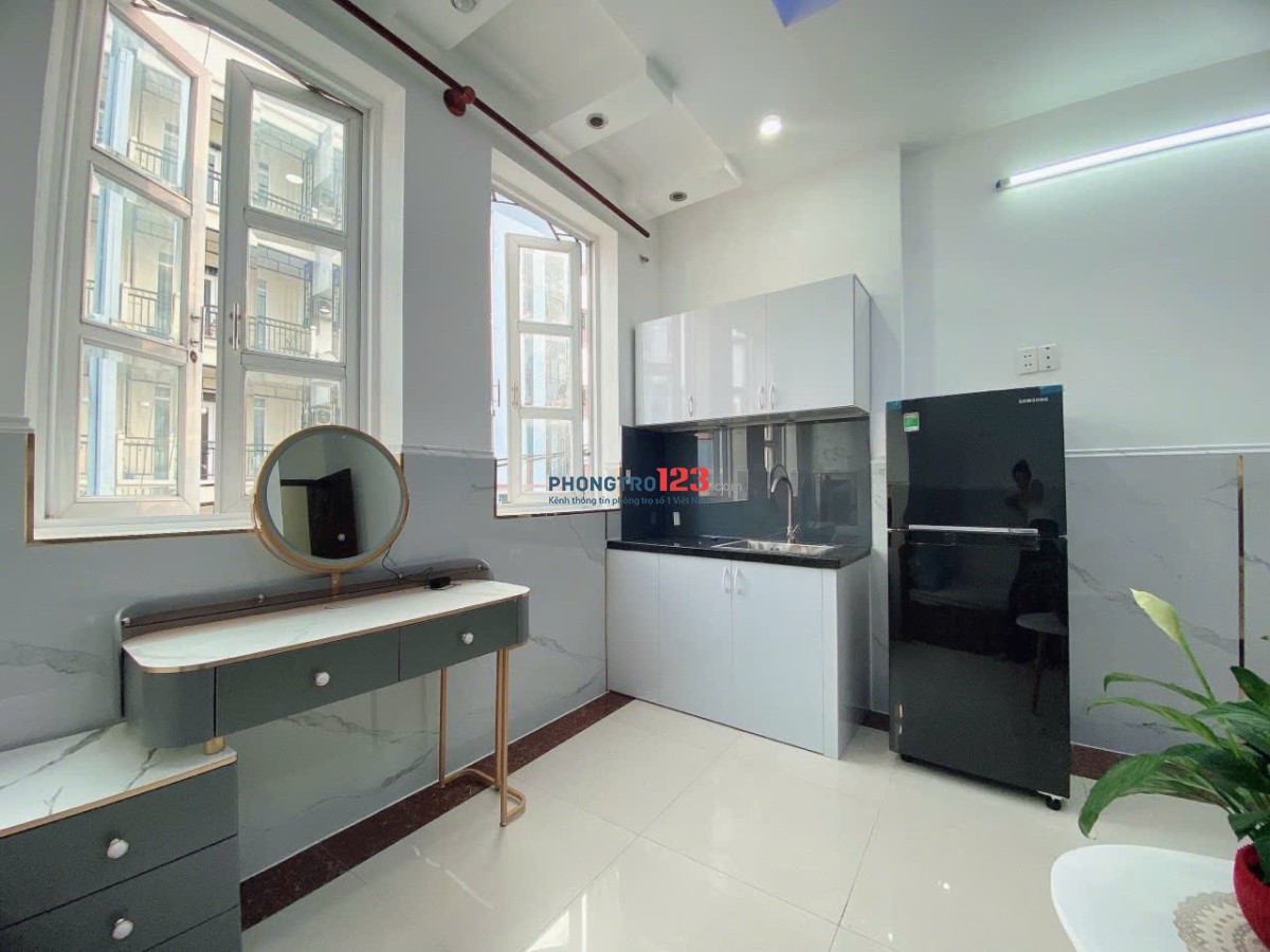 TRỌ BÌNH THẠNH GẦN Q1,Q3,NGÃ TƯ HÀNG XANH - 32m2 CỬA SỔ THOÁNG FULL NỘI THẤT - PHAN VĂN HÂN - BT