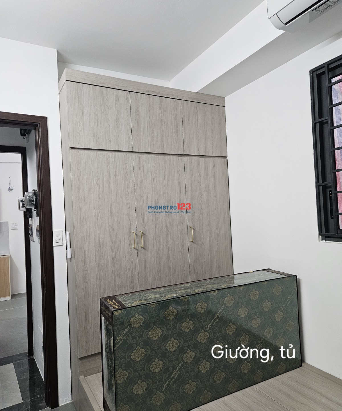 Phòng trọ nhà mới xây, khép kín, thang máy, đủ đồ