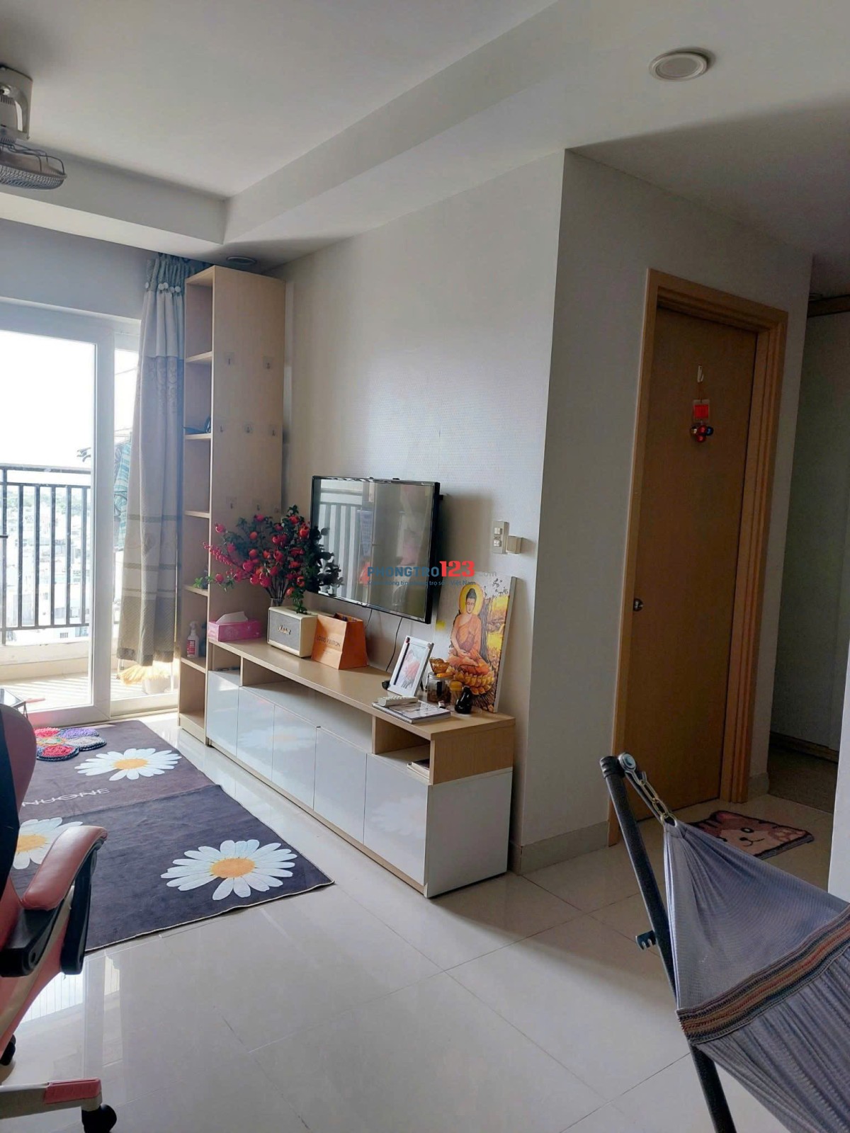 Chỉ 10tr/th, Căn hộ 58m2, Nội thất đủ, C/C Screc, Trường Sa, Quận 3.