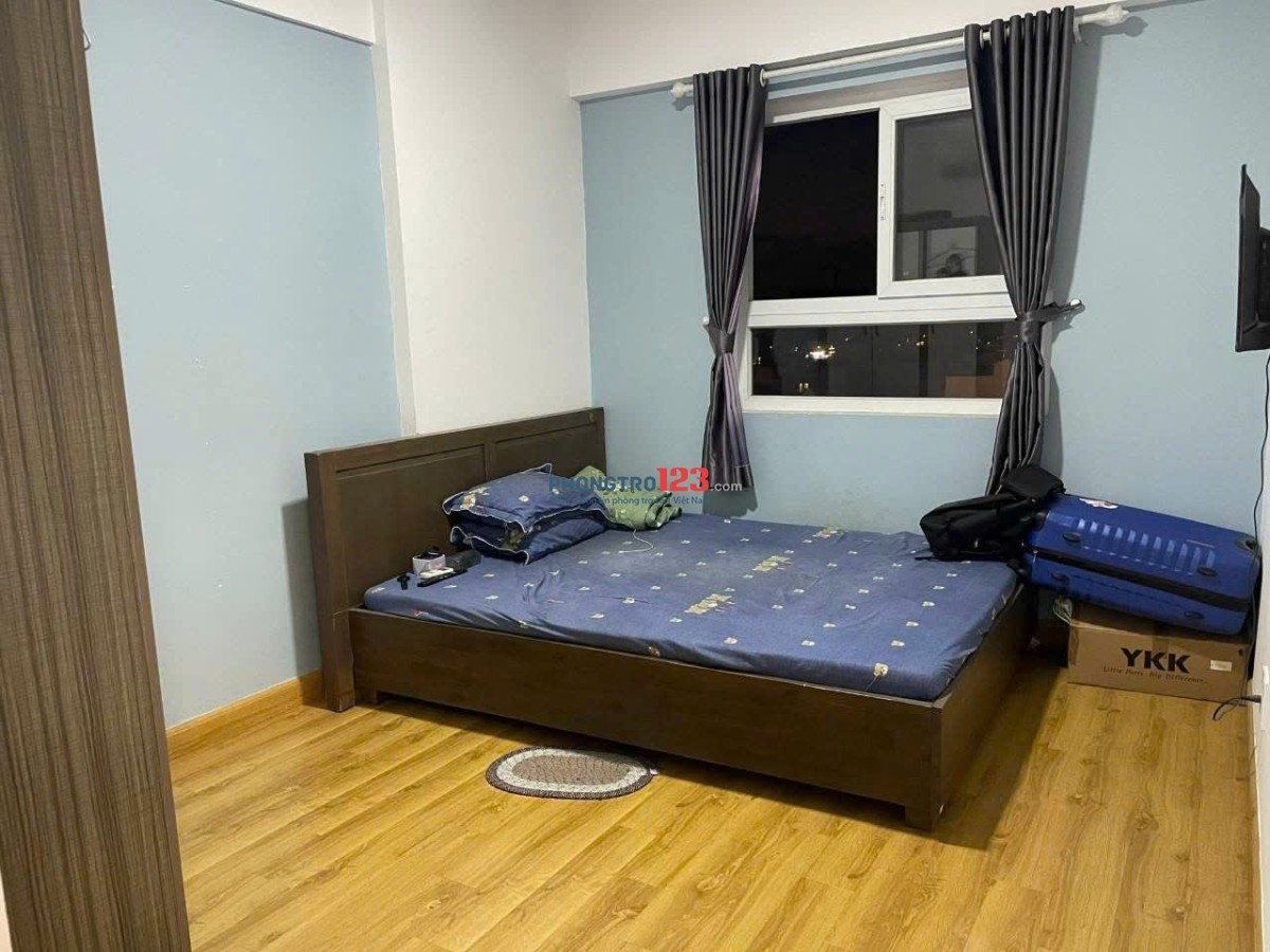 Giá 10tr/tháng, Chung cư Screc, 58m2, 1PN, 1WC, Nội thất đủ, Nhà khá mới.