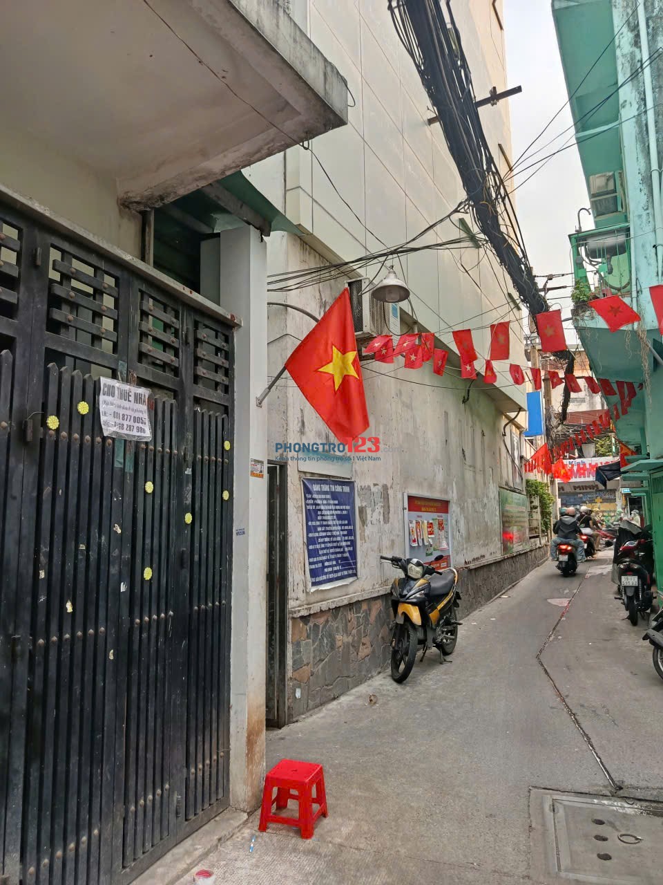 Cho thuê nhà mặt bằng tiện kinh doanh khu sầm uất Quận 3 TPHCM