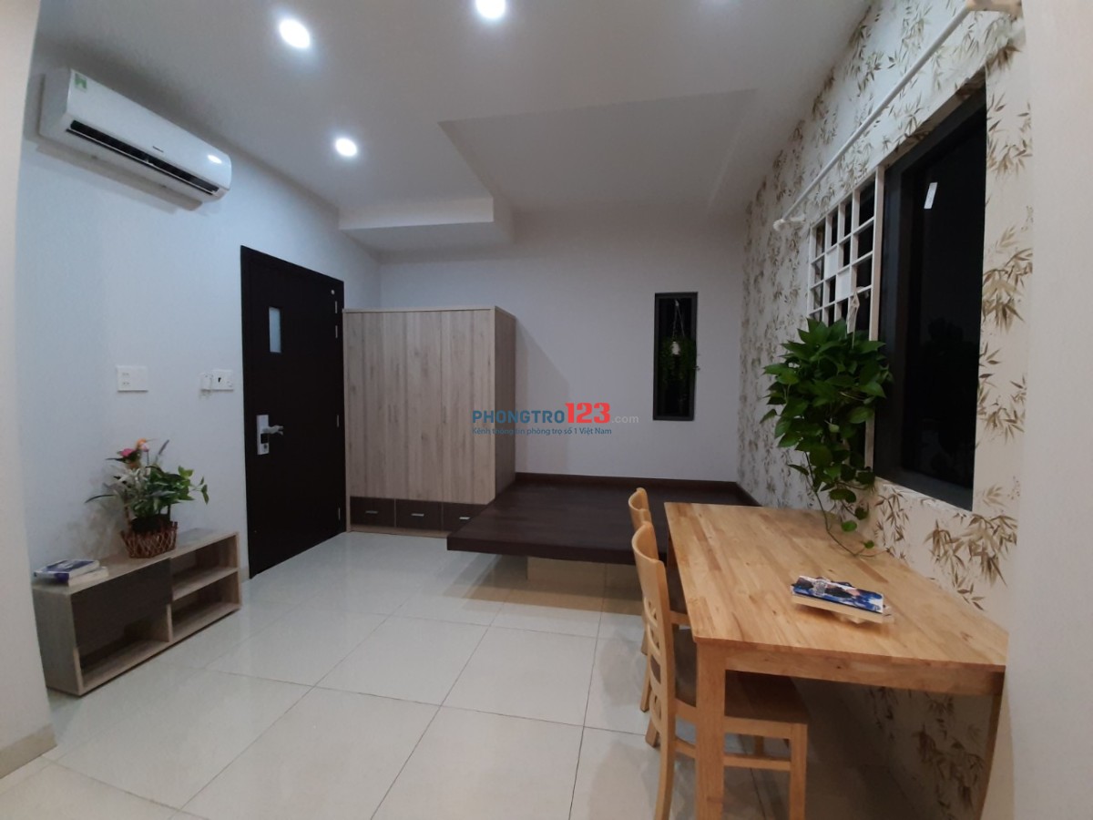 Căn hộ mới , full nội thất, thoáng mát, an ninh, cách Cầu vượt cây Gõ 100m. tặng ngay 2 triệu