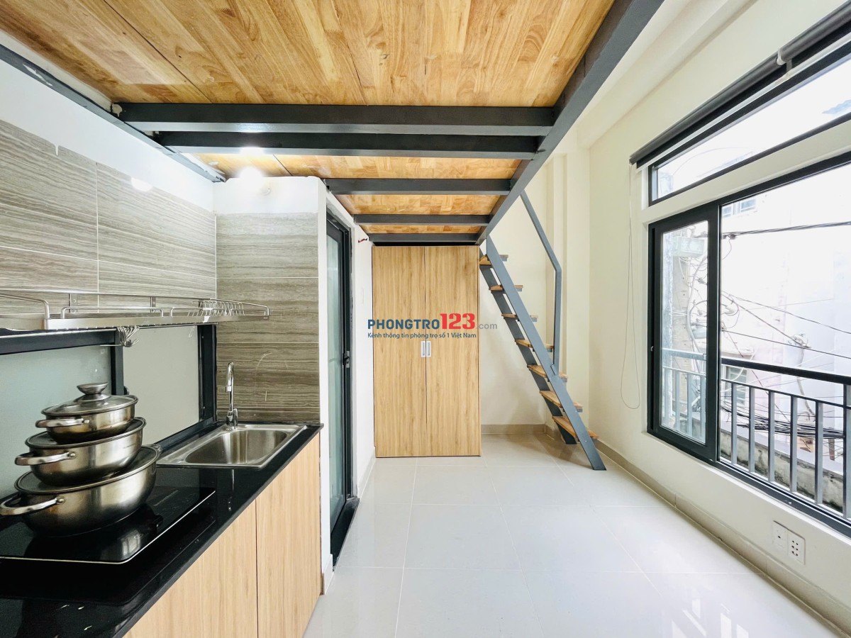 PHÒNG CÓ GÁC SẠCH SẼ GẦN CÔNG VIÊN GIA ĐỊNH - SÂN BAY