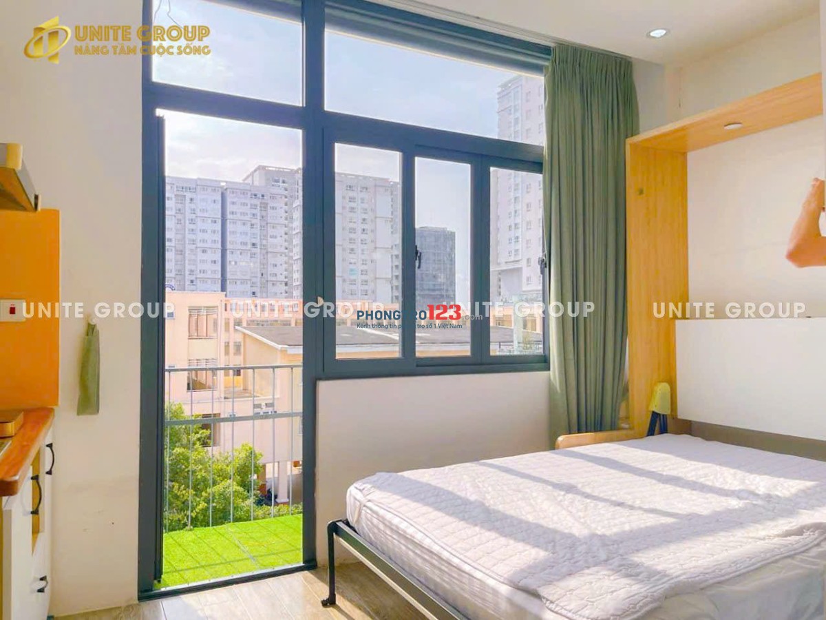 CHO THUÊ PHÒNG BAN CÔNG, NHÀ THANG MÁY BÌNH THẠNH GẦN VĂN LANG CS3, TIỆN ĐI QUẬN 1