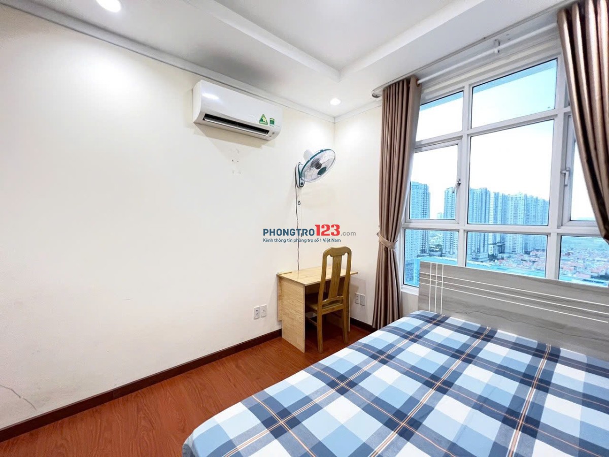 Phòng cao cấp đầy đủ nội thất trong chung cư an ninh 24/24 ở Q7 gần cầu Ánh Sao và hồ Bán Nguyệt