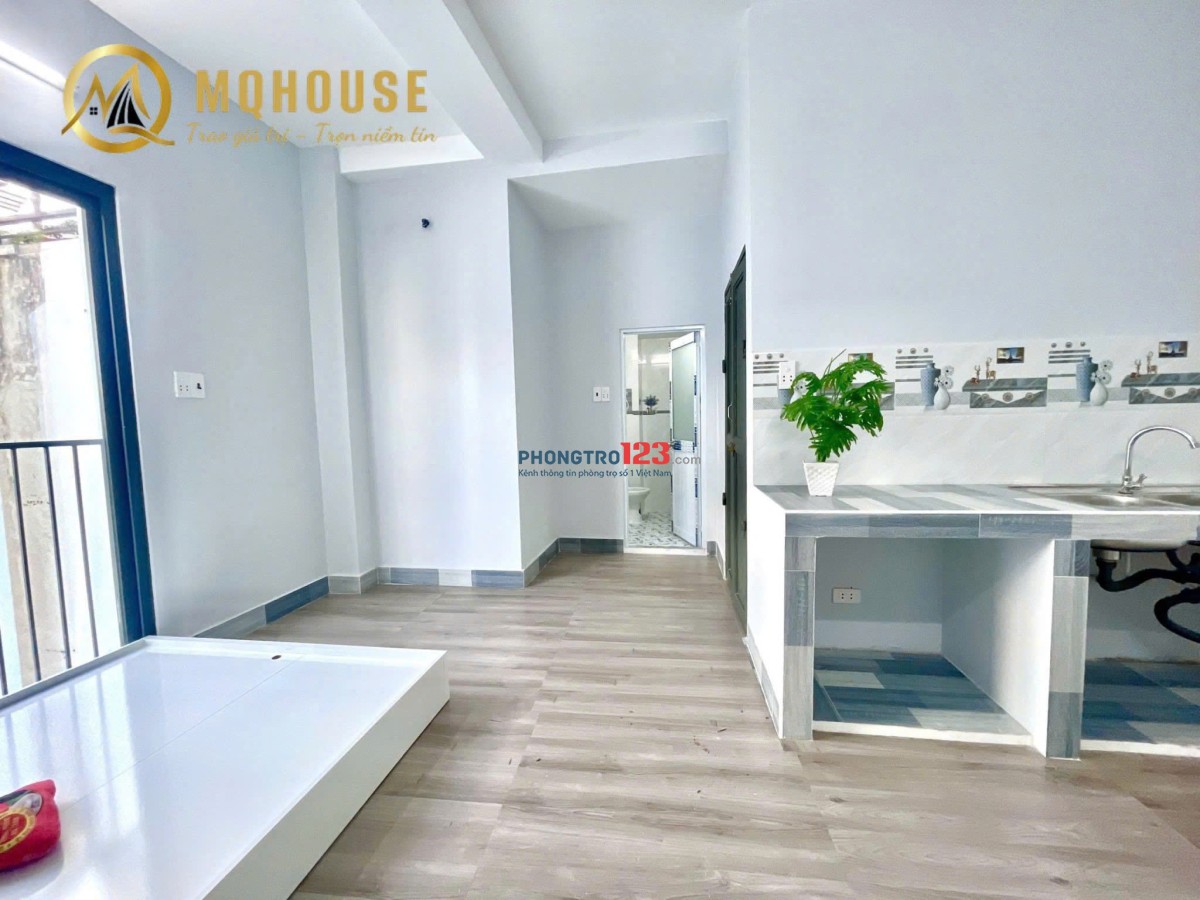 TRỌ BÌNH THẠNH GẦN CHỢ BÀ CHIỂU,ĐH VĂN LANG - 32m2 BAN CÔNG LỚN FULL NỘI CHU VĂN AN - BÌNH THẠNH