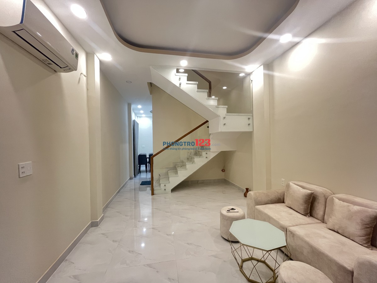 NHÀ MỚI XÂY 100% FULL NỘI THẤT - XVNT BÌNH THẠNH ĐOẠN 2 CHIỀU GẦN HÀNG XANH - 17TR/THÁNG