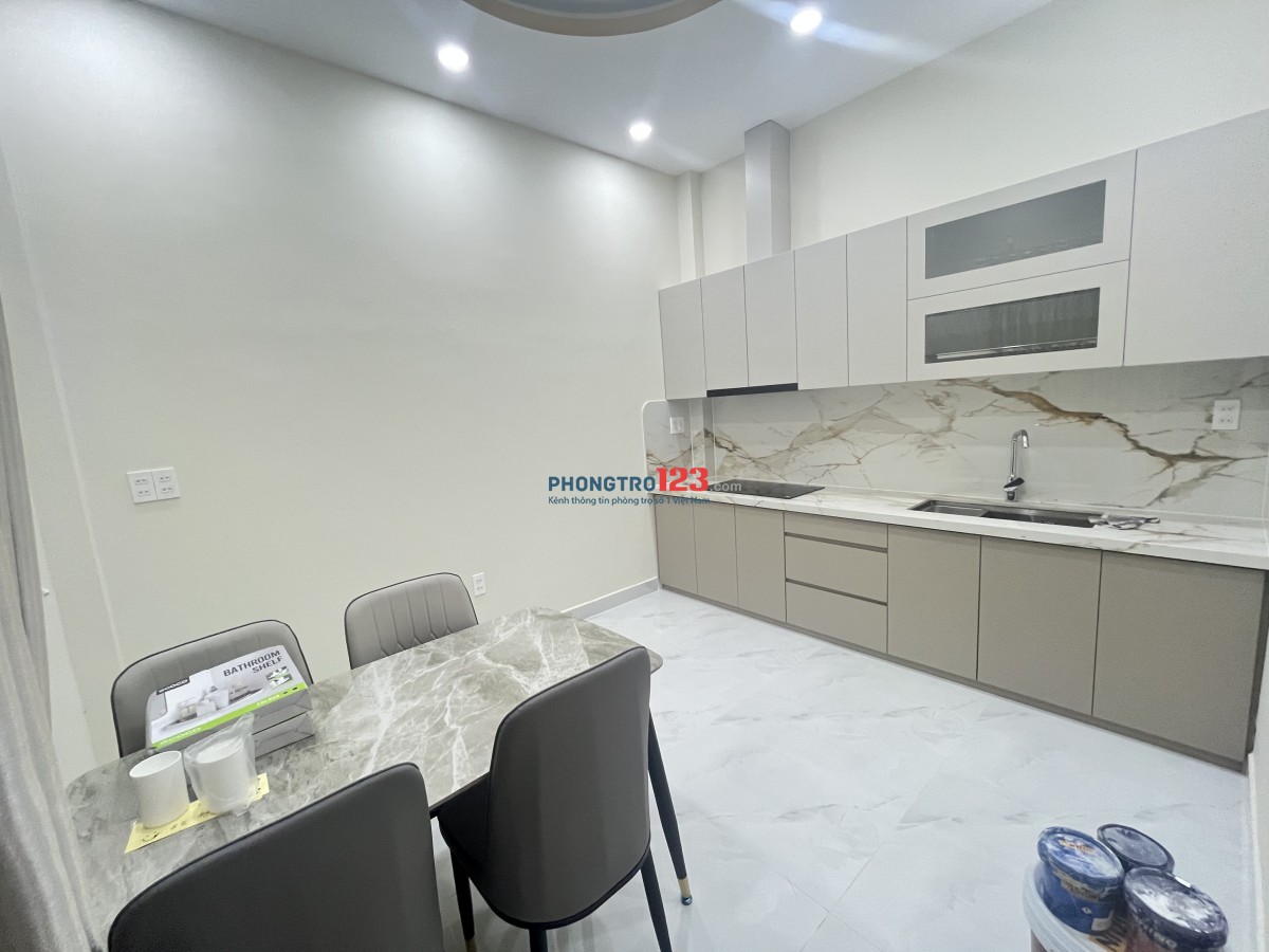 NHÀ MỚI XÂY 100% FULL NỘI THẤT - XVNT BÌNH THẠNH ĐOẠN 2 CHIỀU GẦN HÀNG XANH - 17TR/THÁNG