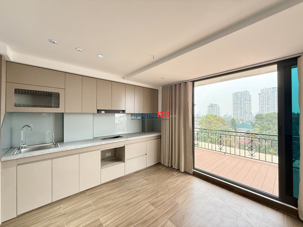 Chính chủ cho thuê căn hộ mới tinh 1N1K – 2N1K FULL ĐỒ tại 279 Đội Cấn - DT 70m² - Ô tô đỗ cửa