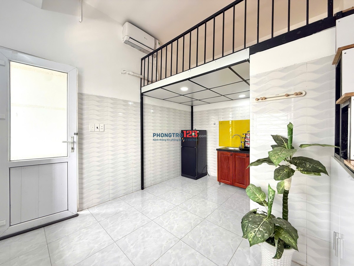 CĂN HỘ GÁC LỬNG 25m2 FULL TIỆN NGHI LÝ THƯỜNG KIỆT GẦN ĐẠI HỌC BÁCH KHOA