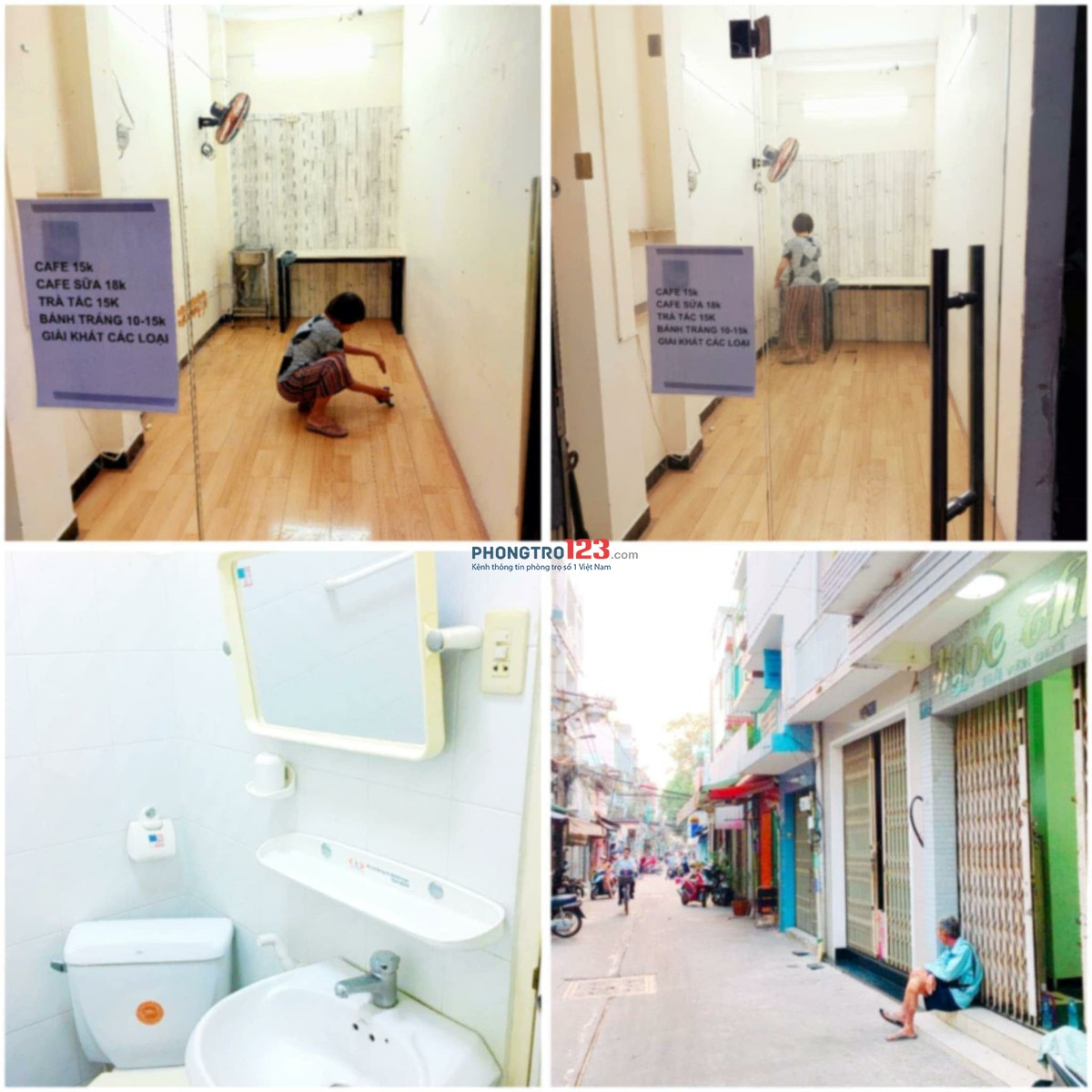 Cho thuê mặt bằng Q3.ngay chợ Vườn Chuối.4tr1