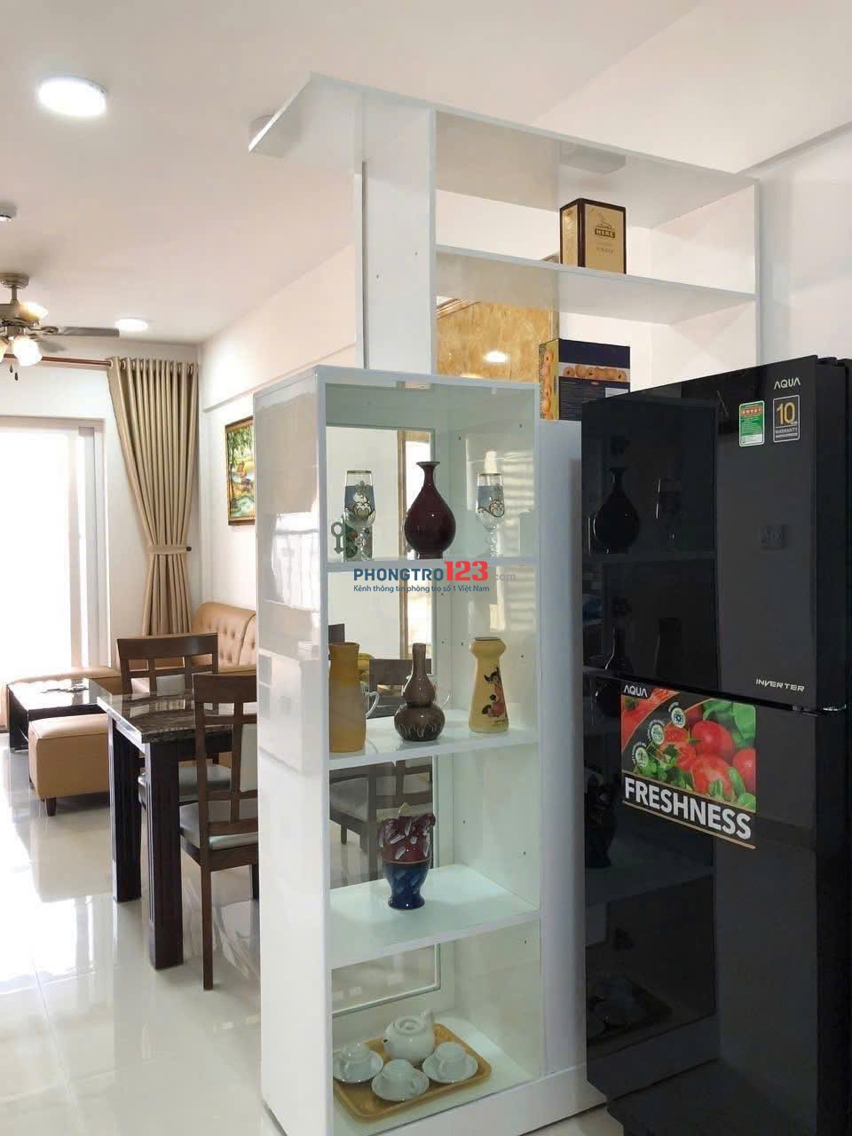 Chung cư Mỹ Phước, Bùi Hữu Nghĩa, BT: 13tr/th, 3p ngủ, full NT, ban công