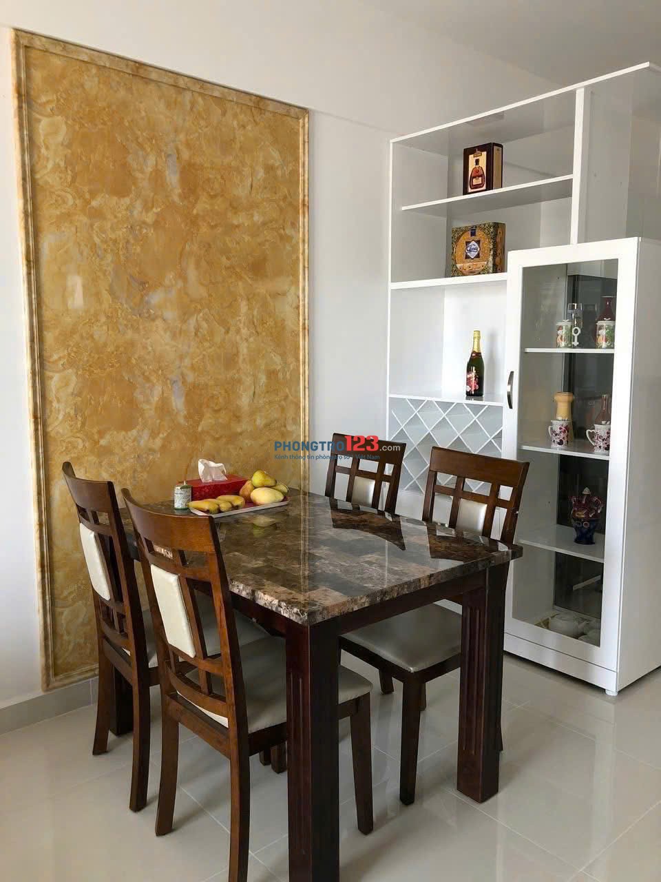 Chung cư Mỹ Phước, Bùi Hữu Nghĩa, BT: 13tr/th, 3p ngủ, full NT, ban công