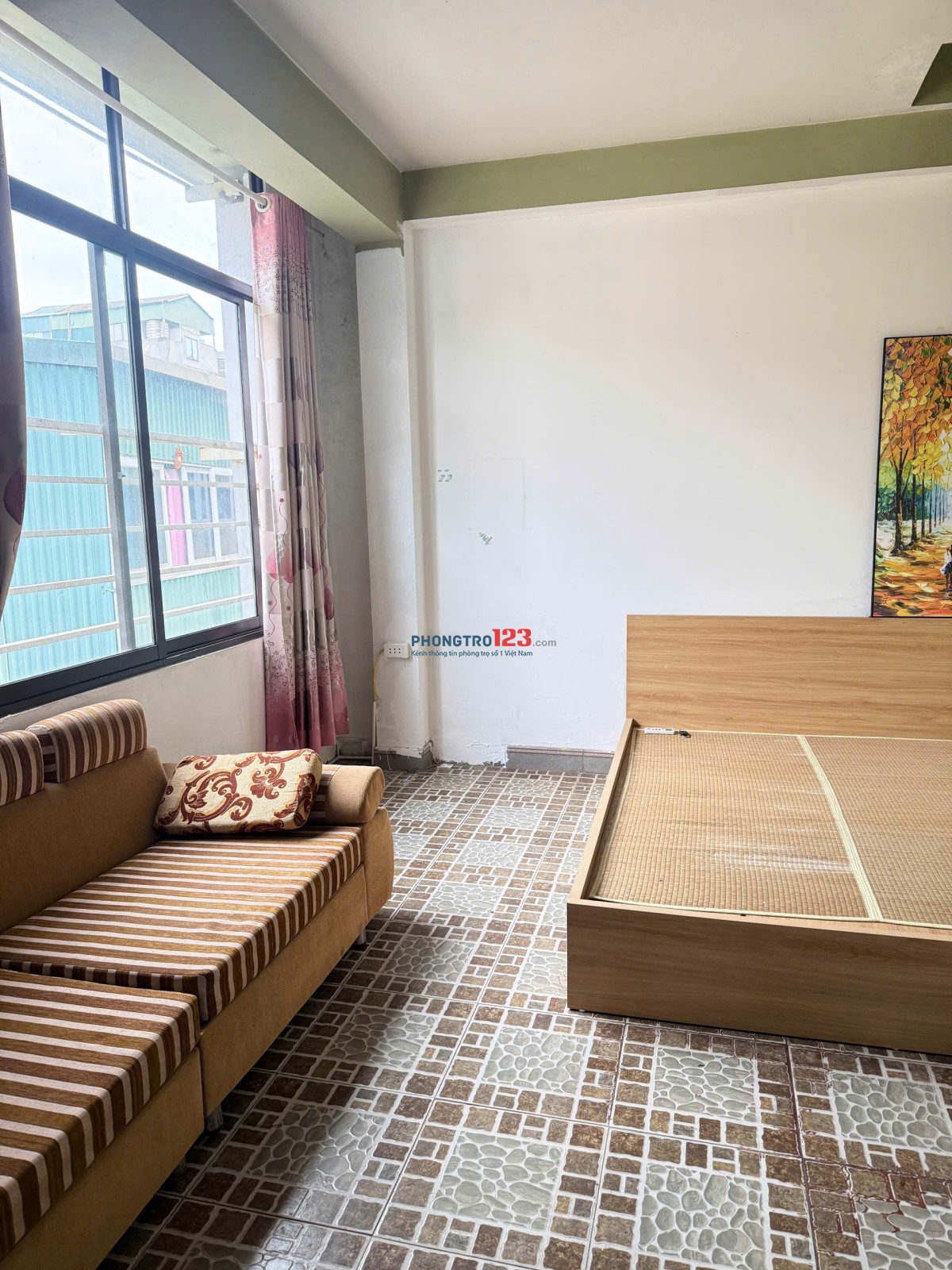 Cho thuê phòng khép kín Hoàng Ngân full đồ có ban công