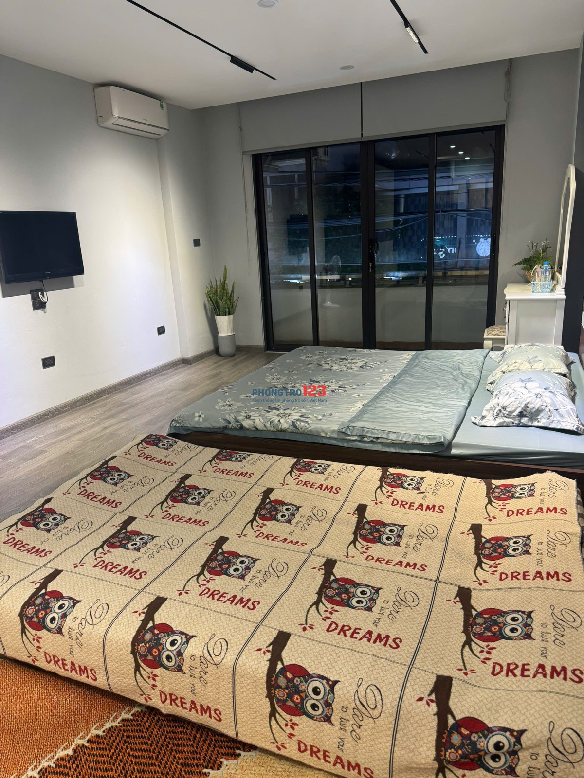 1N1K 50m2 siêu rộng – full đồ – ban công lớn – Gốc Đề