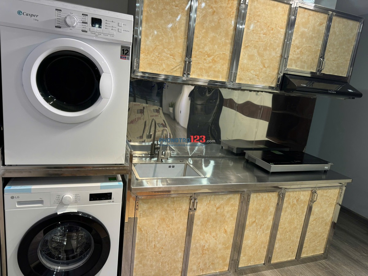 1N1K 50m2 siêu rộng – full đồ – ban công lớn – Gốc Đề