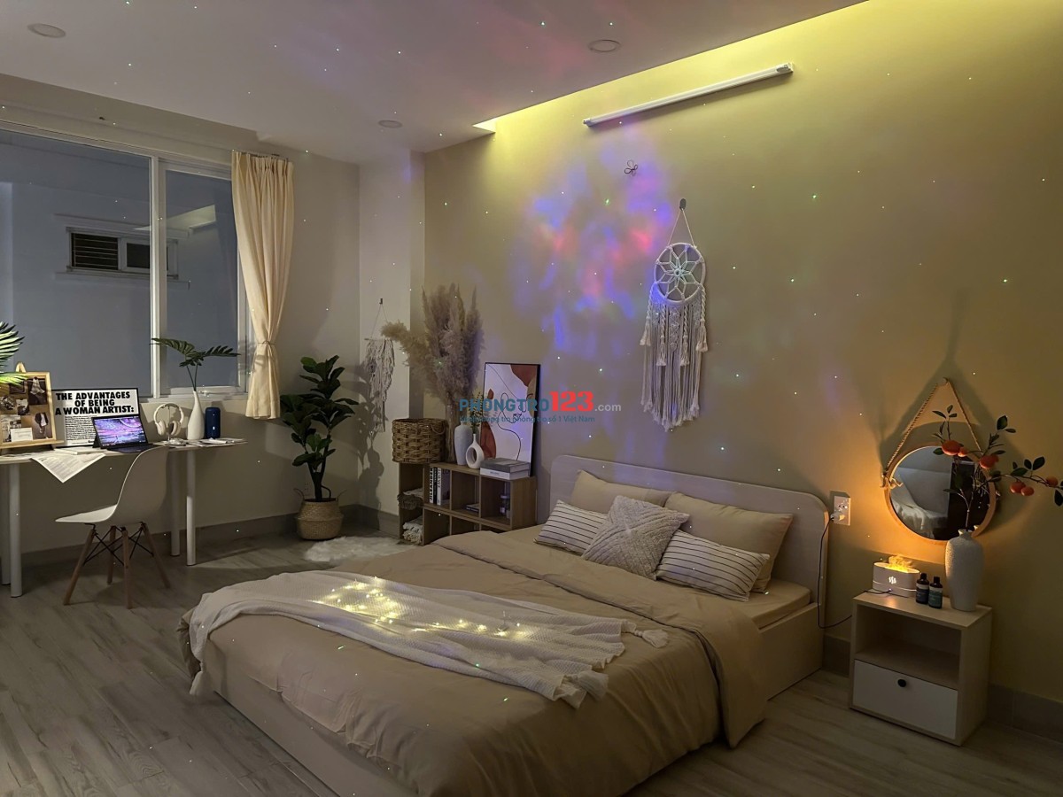 Cho thuê căn hộ ban công studio full nội thất quận 7