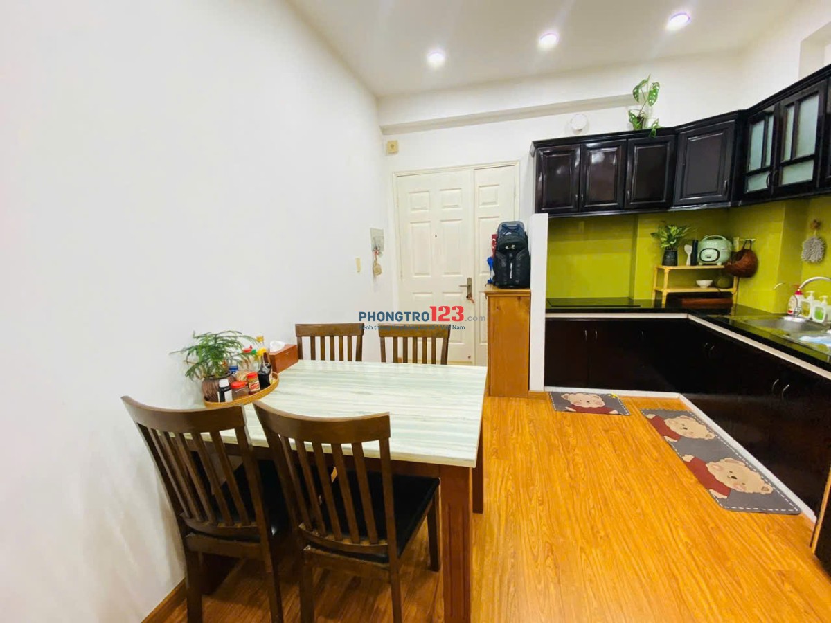 Chung cư Hoà Hảo, P5, Quận 10: 9triệu, 2p ngủ, full nội thất, 72m2