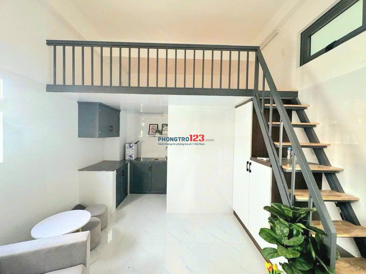 Phòng trọ mới xây 25m2 ban công ở Đông Hưng Thuận Q12