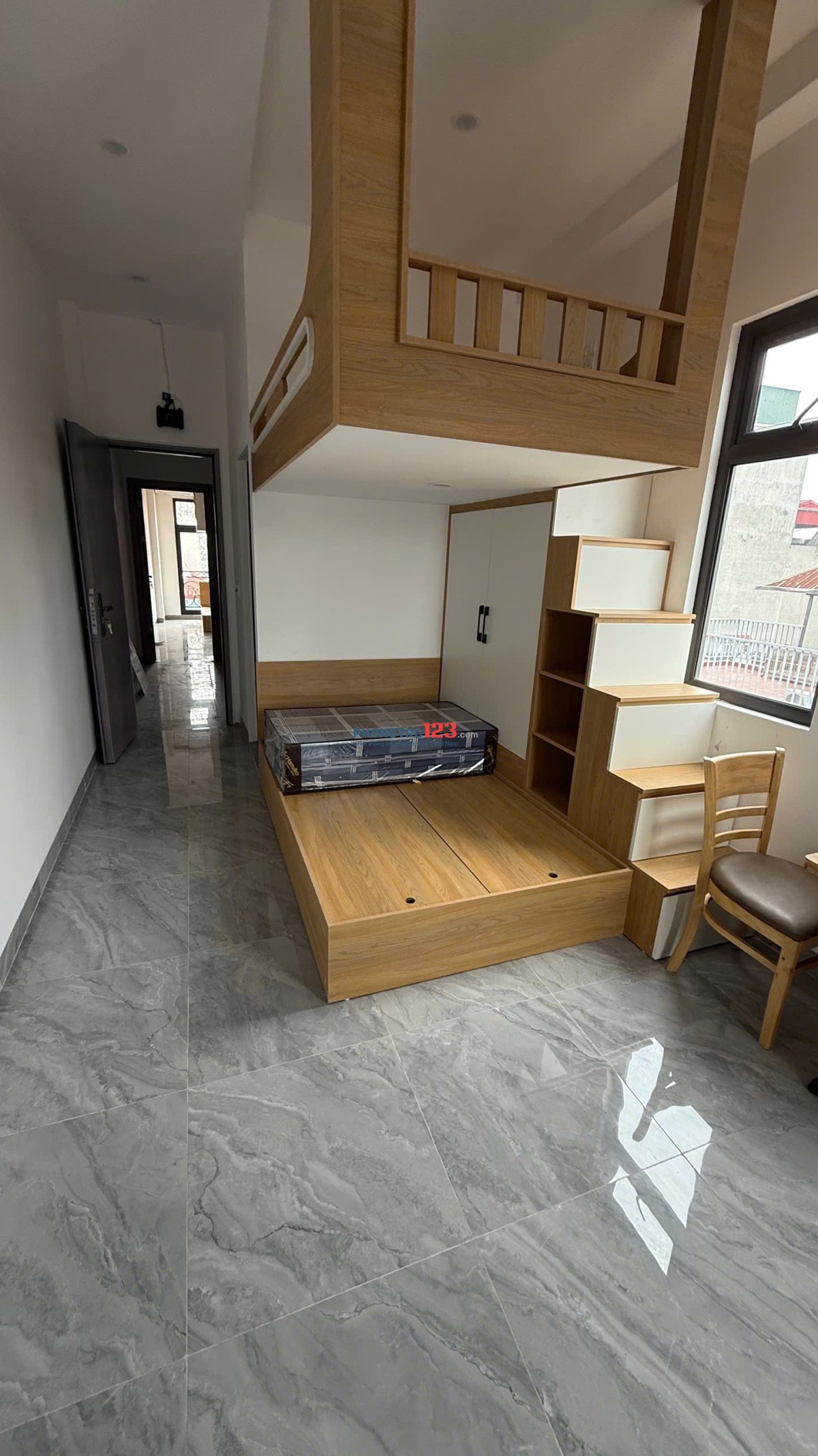 Phòng studio full nội thất vskk toà mới khai trương ngõ 387 phố Vũ Tông Phan