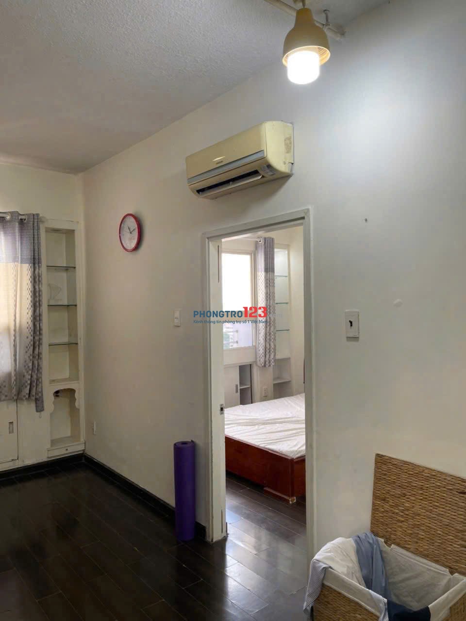 Chung cư Vũ Huy Tấn, P.3, Bình Thạnh: 65m2, 2p ngù, full NT, 9,5tr