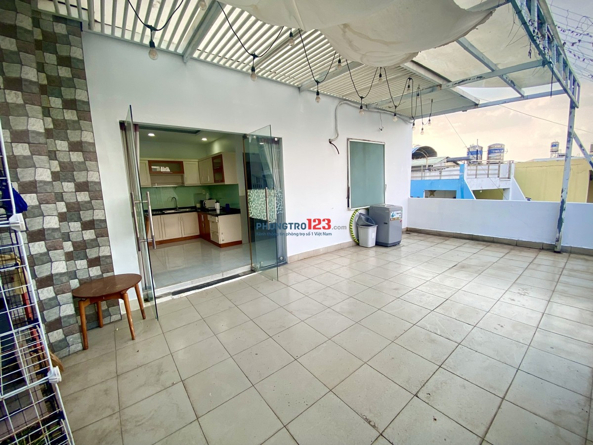 Penthouse Có Sân Thượng Riêng, Siêu Chill, 40m2, Full Nội Thất, Bình Thạnh