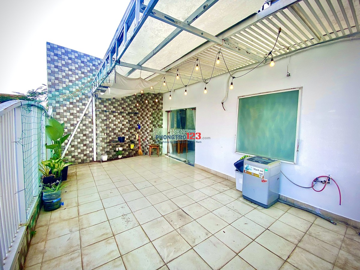 Penthouse Có Sân Thượng Riêng, Siêu Chill, 40m2, Full Nội Thất, Bình Thạnh