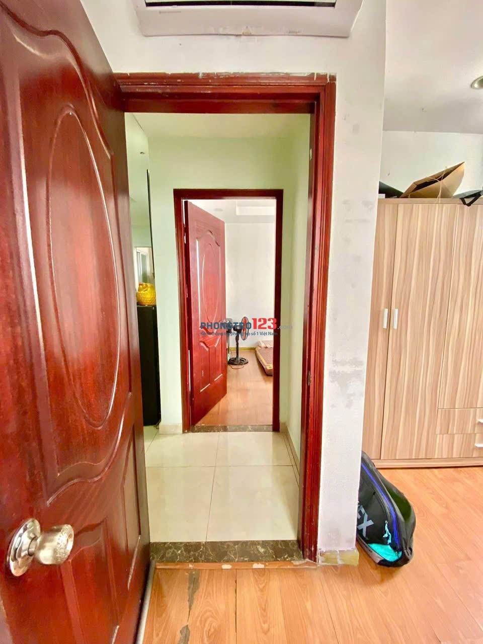 Chung cư Screc, Trường Sa, Q3: 105m2, 3p ngủ, máy lạnh, 15triệu