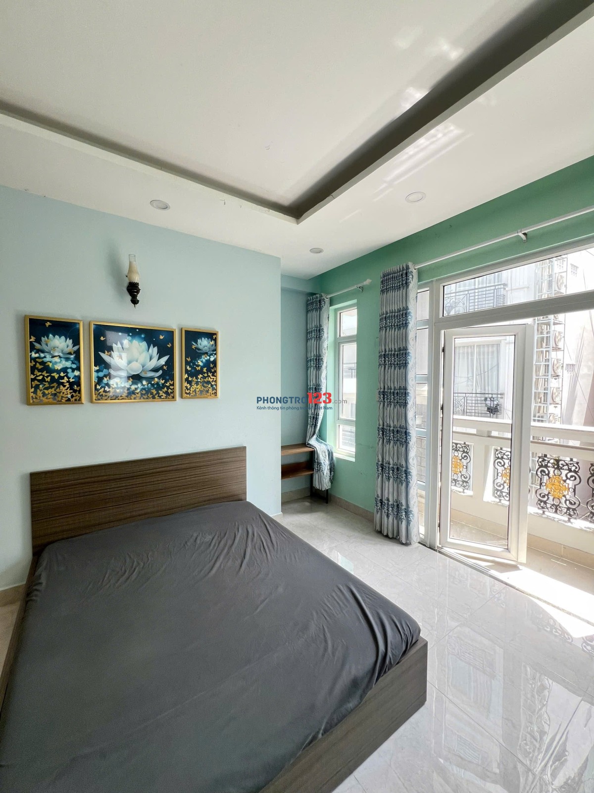 Căn Hộ 2PN 50m2 Có Ban Công - Máy Giặt Riêng - Khu Vực Trung Tâm - Ngay Phan Xích Long