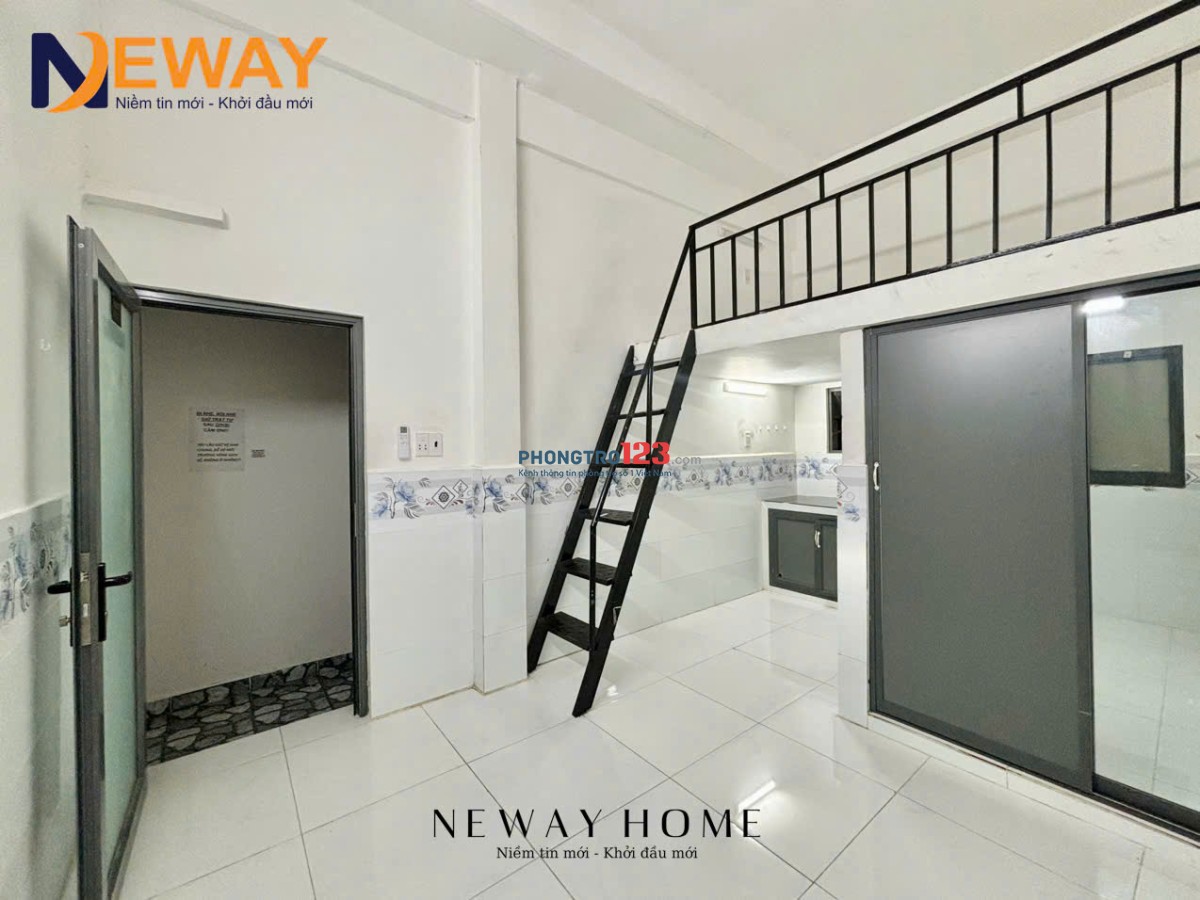 Phòng tro full nội thất, gác cao rộng rãi ngay Hương Lộ 2 - Ngã tư 4 xã