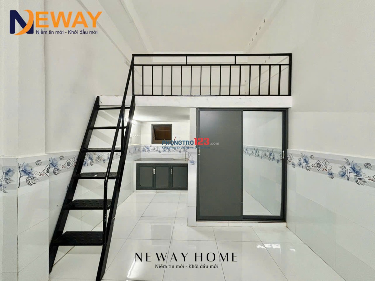 Phòng tro full nội thất, gác cao rộng rãi ngay Hương Lộ 2 - Ngã tư 4 xã