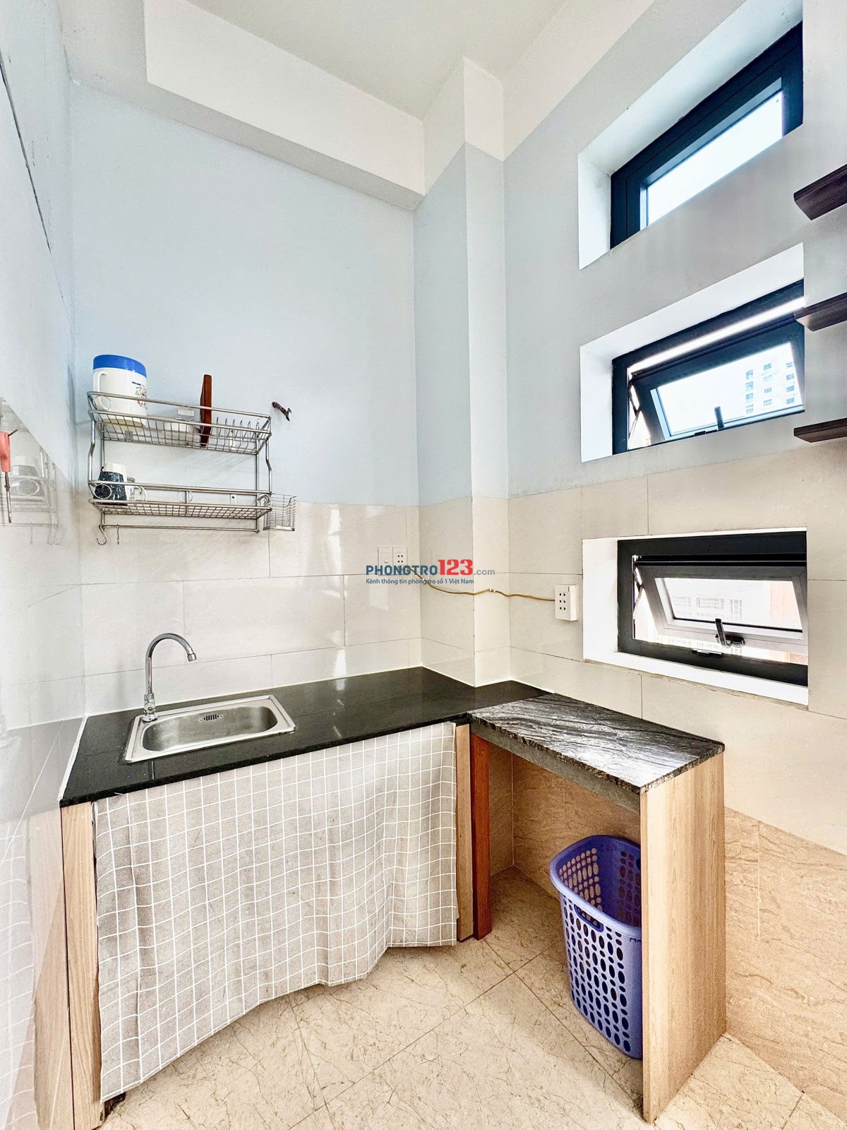 Studio 30m2 có thang máy, bảo vệ 24/7 gần chợ Bà Chiểu, cầu Bông ngay khu Tân Định - Đakao Quận 1