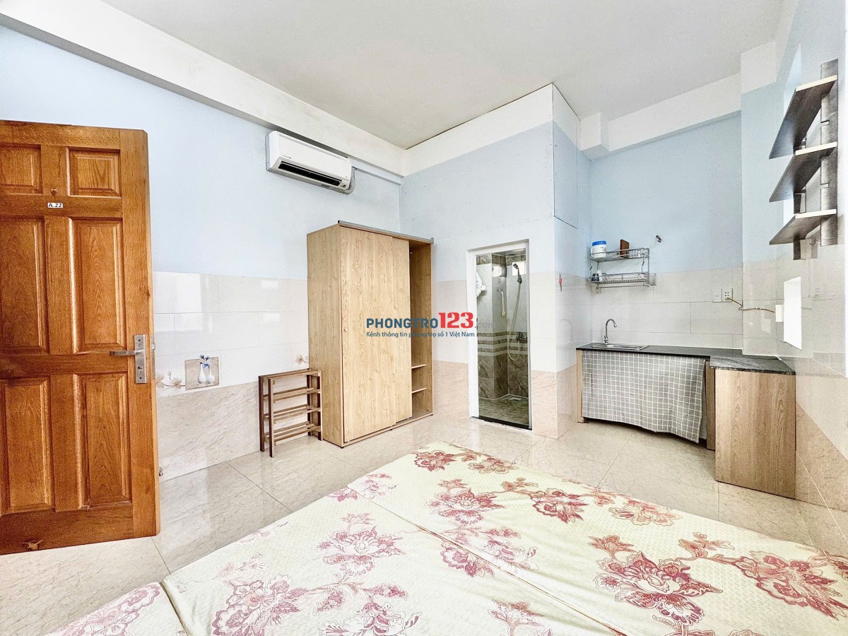 Studio 30m2 có thang máy, bảo vệ 24/7 gần chợ Bà Chiểu, cầu Bông ngay khu Tân Định - Đakao Quận 1