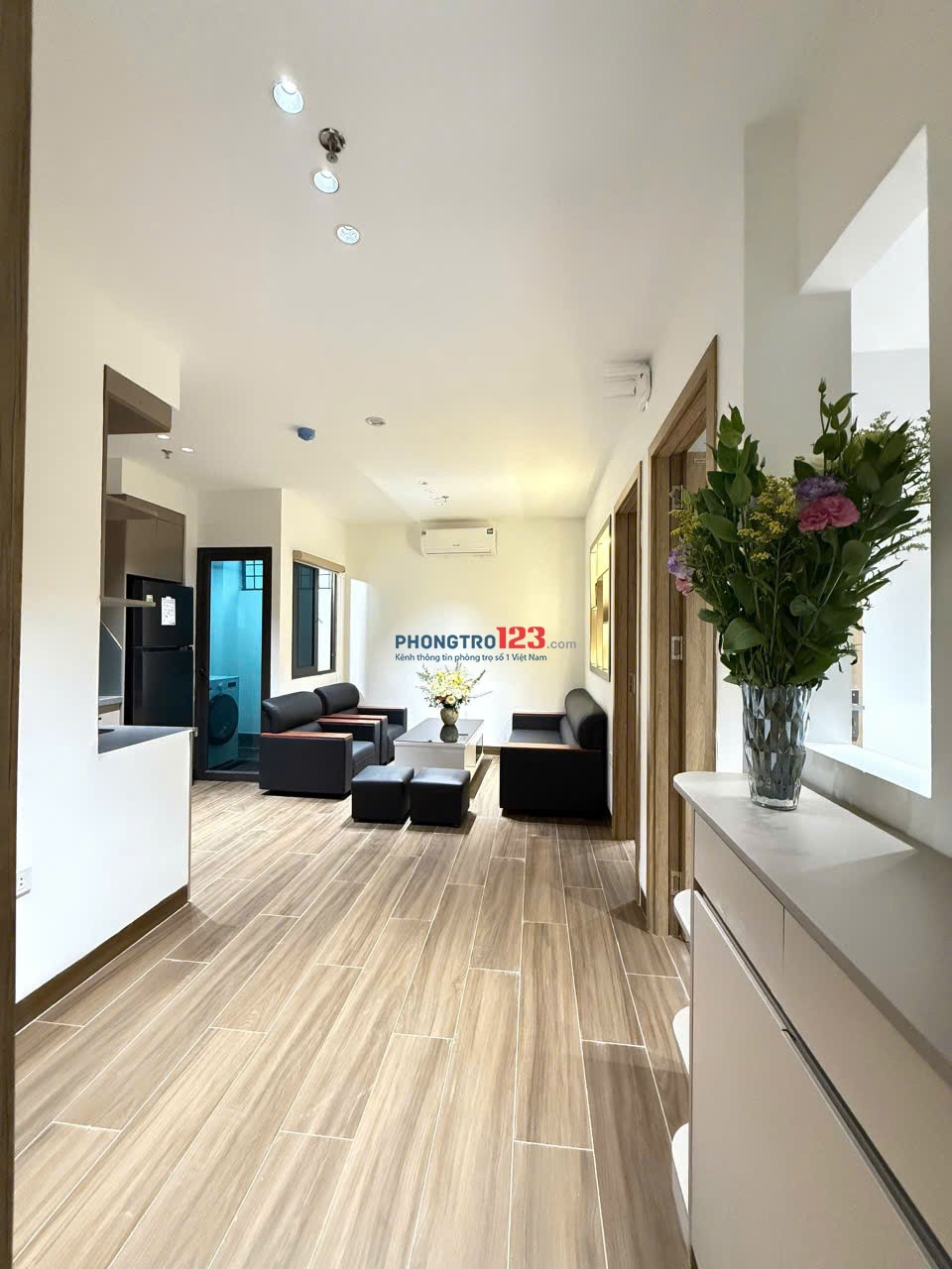 CHO THUÊ CĂN HỘ MINI 2 NGỦ 1 KHÁCH SỐ 279 ĐỘI CẤN