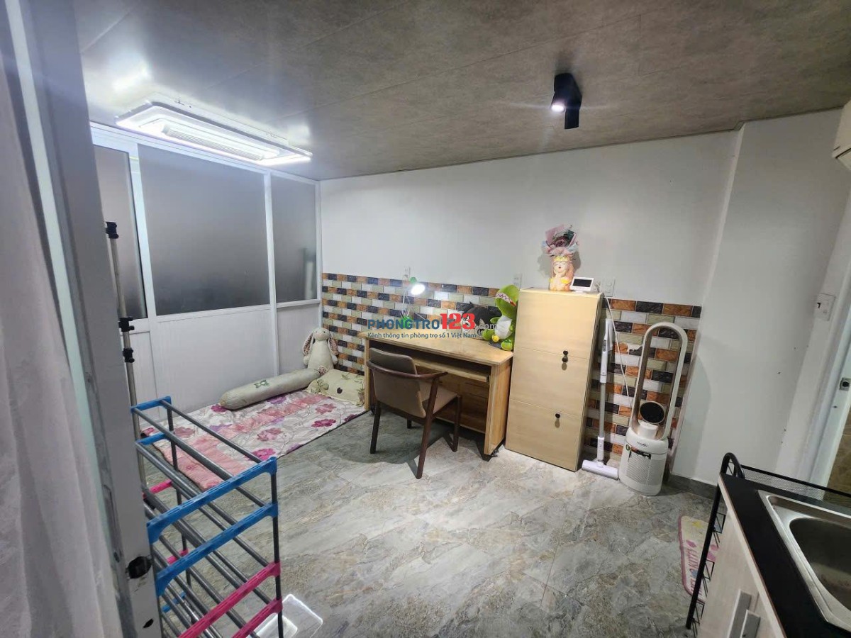 Cho thuê 2 phòng trọ mới, đẹp, có bếp, toilet riêng + gác 3m², giờ tự do