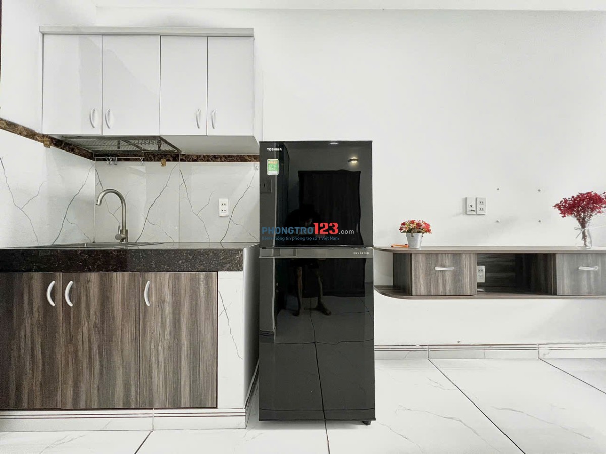 TRỌ BÌNH THẠNH GẦN CHỢ BÀ CHIỂU,Q1,Q3 - 35m2 FULL NỘI THẤT CỬA SỔ SÁNG - NGUYỄN VĂN ĐẬU - BÌNH THẠNH