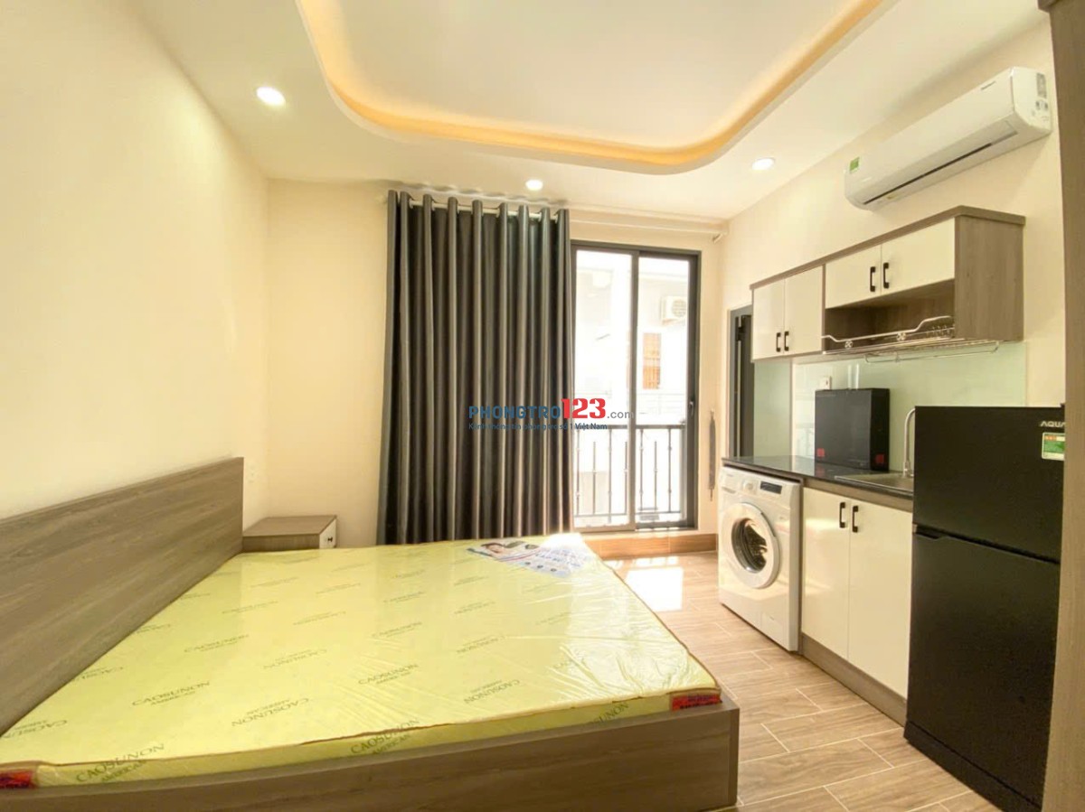 Phòng 32m² – full nội thất + máy giặt riêng – Phan Văn Trị, BT – 5TR5