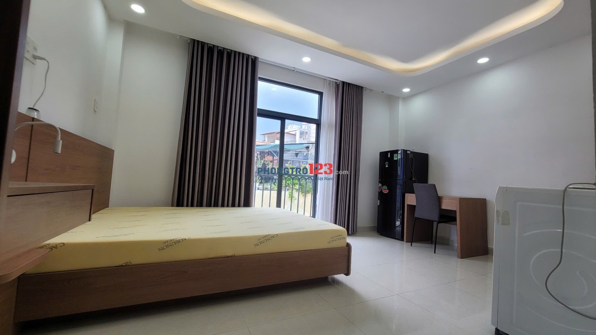 Cho thuê phòng full nội thất, cửa sổ thoáng, máy giặt riêng - Nguyễn Thượng Hiền, Bình Thạnh