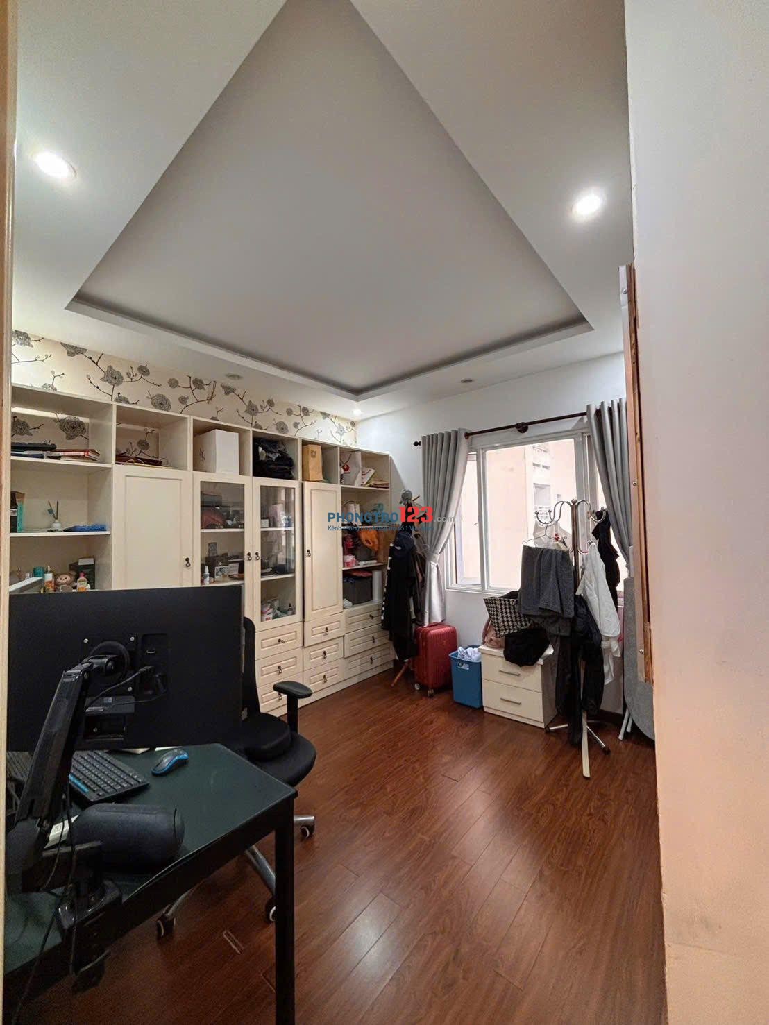 Cho thuê Miếu nổi - Vũ Huy Tấn, căn 3p ngủ, NT, 14tr/th