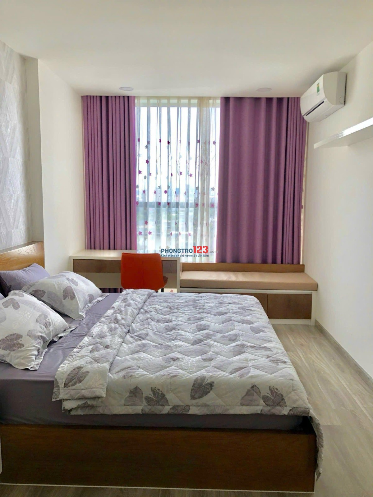 Chung cư Mỹ Phước- Bùi Hữu Nghĩa: căn 3p ngủ,nội thất 14tr/th