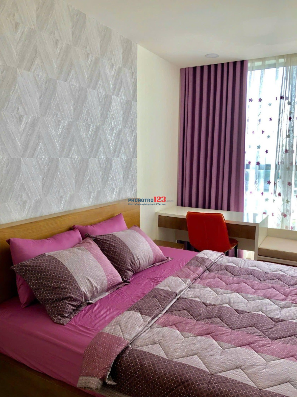 Chung cư Mỹ Phước- Bùi Hữu Nghĩa: căn 3p ngủ,nội thất 14tr/th