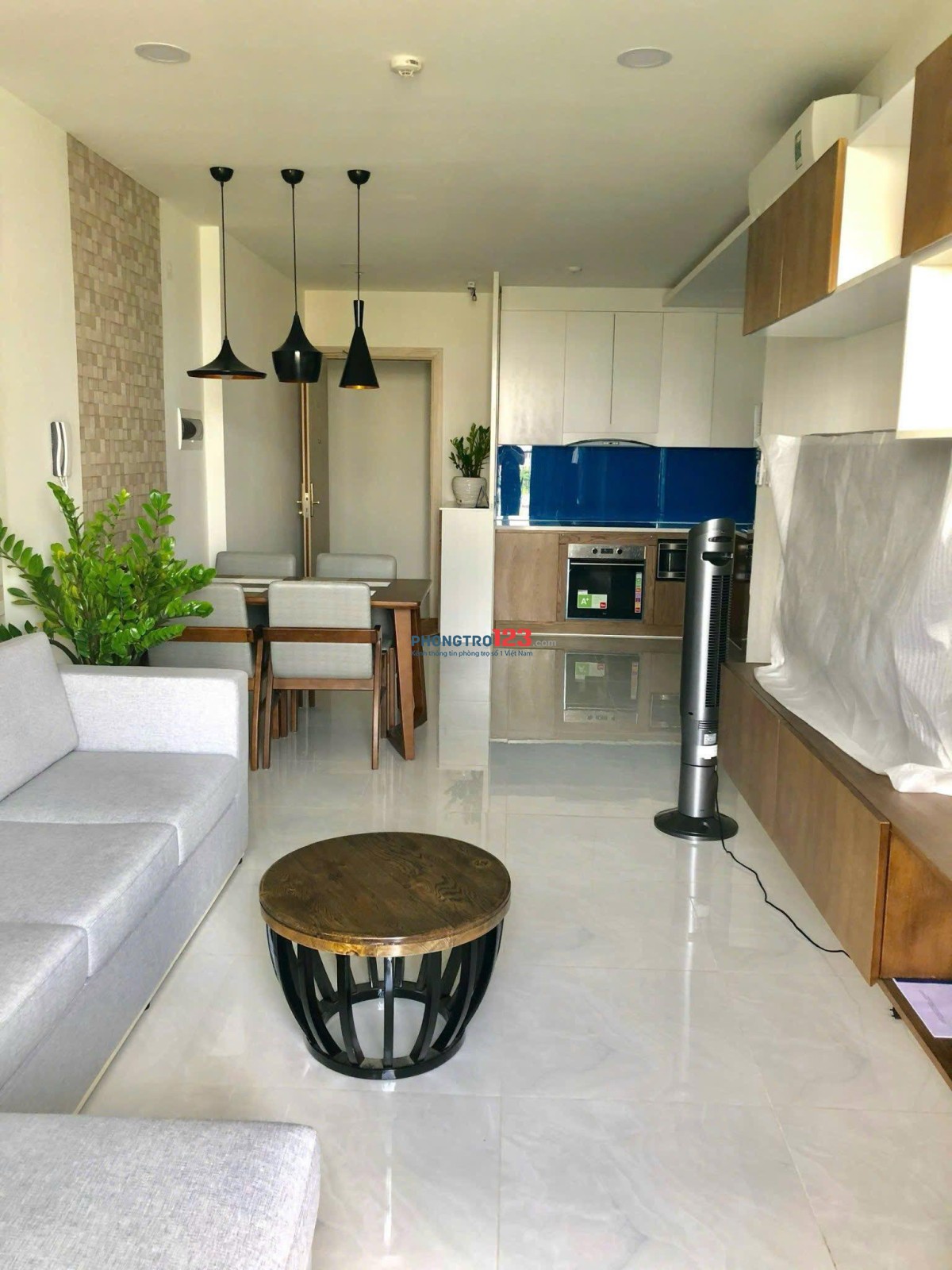 Chung cư Mỹ Phước- Bùi Hữu Nghĩa: căn 3p ngủ,nội thất 14tr/th