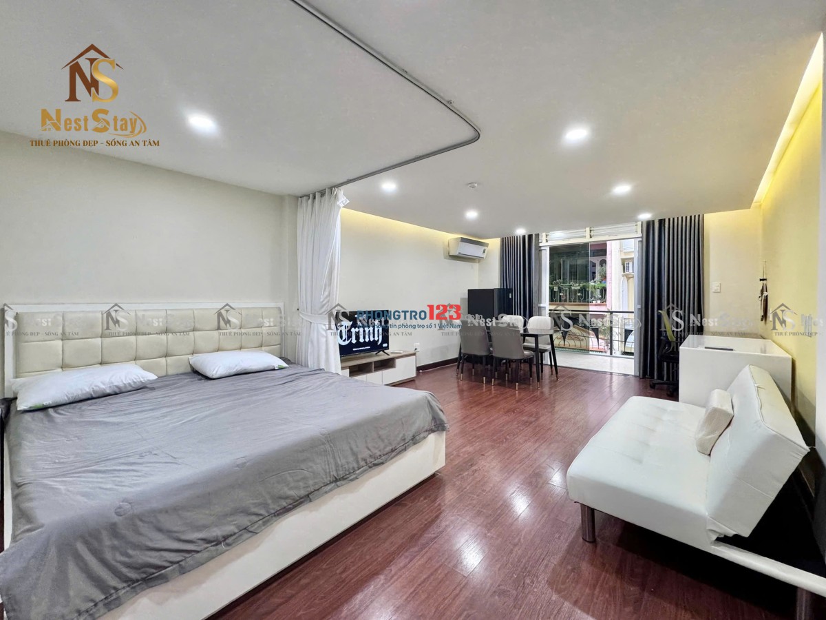 Cho Thuê CHDV Full nội thất - 40m2 Ban Công Rộng Thoải Mái - Thoại Ngọc Hầu