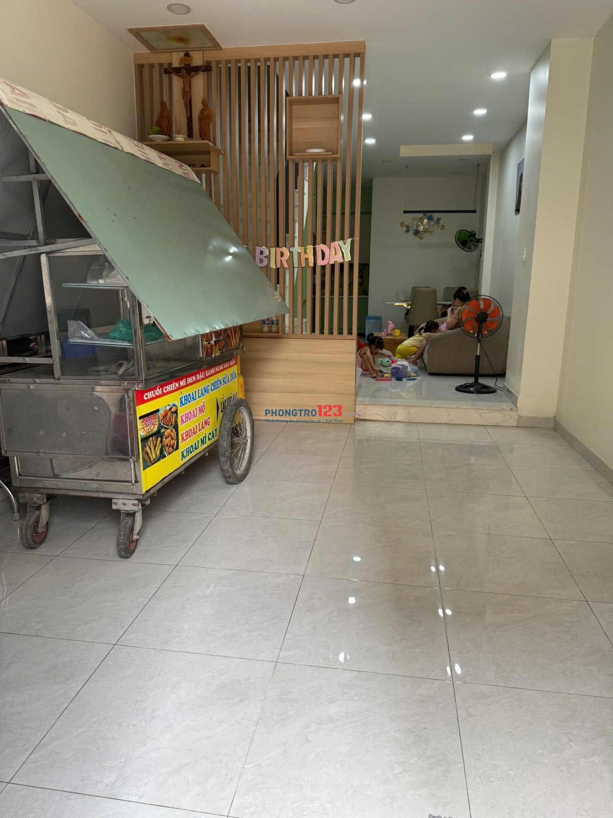 CHO THUÊ NHÀ NGUYÊN CĂN 4 TẦNG SÂN THƯỢNG - ĐÂỲ ĐỦ NỘI THẤT ĐƯỜNG 6M -15TRIỆU - THÍCH HỢP LÀM CTY VP