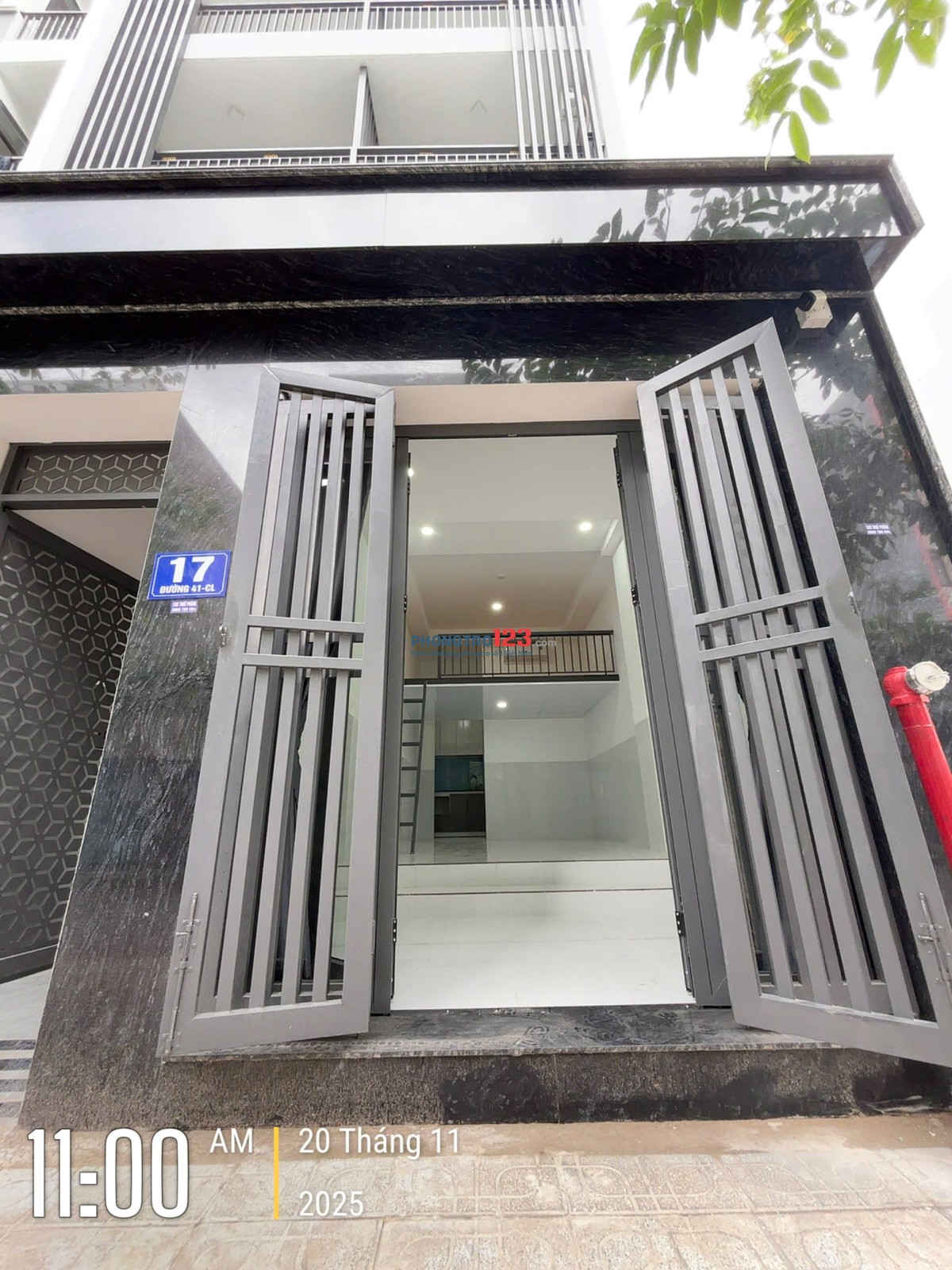 Cho thuê shophouse duplex tầng trệt Cát Lái 5tr gồm 1 trệt 1 gác, có máy lạnh