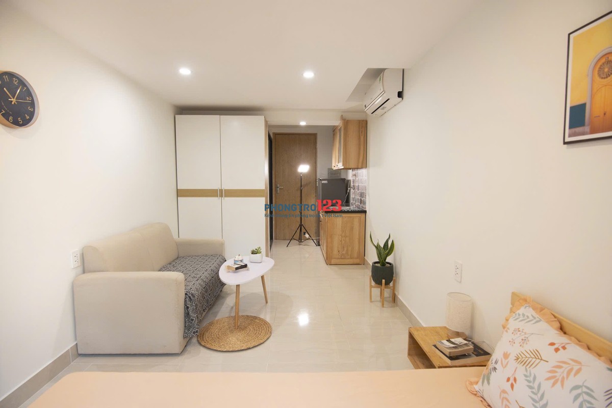 Căn Hộ Mini Bình Thạnh gần Lê Văn Duyệt, cầu Bông Cửa sổ lớn, full nội thất