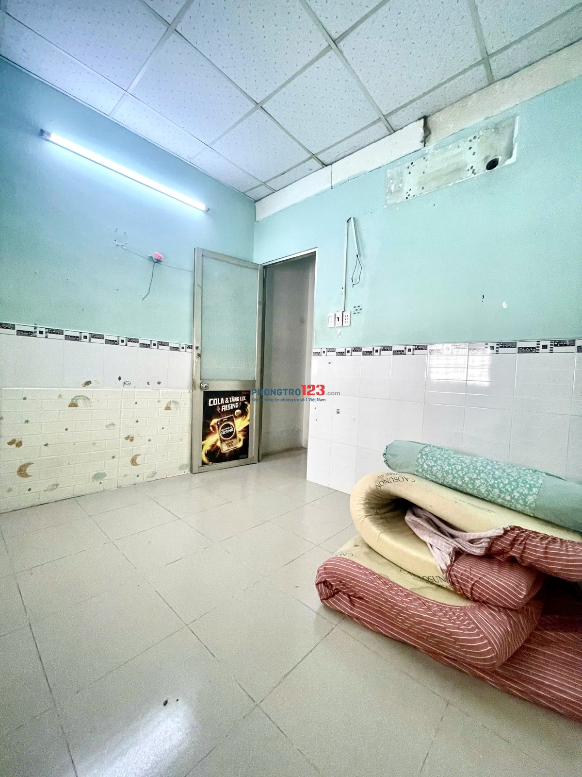 Cho thuê phòng quận10,có máy lạnh,nệm,wc riêng