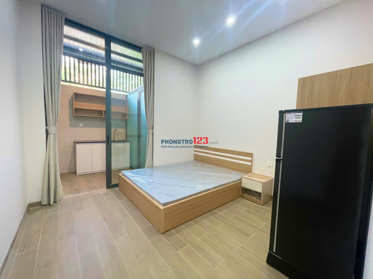 Khai trương chdv Cát Lái ngay citihome, DT 30m2 1pn tách bếp sân sau Giá 4tr3 full nt vào ở được nga