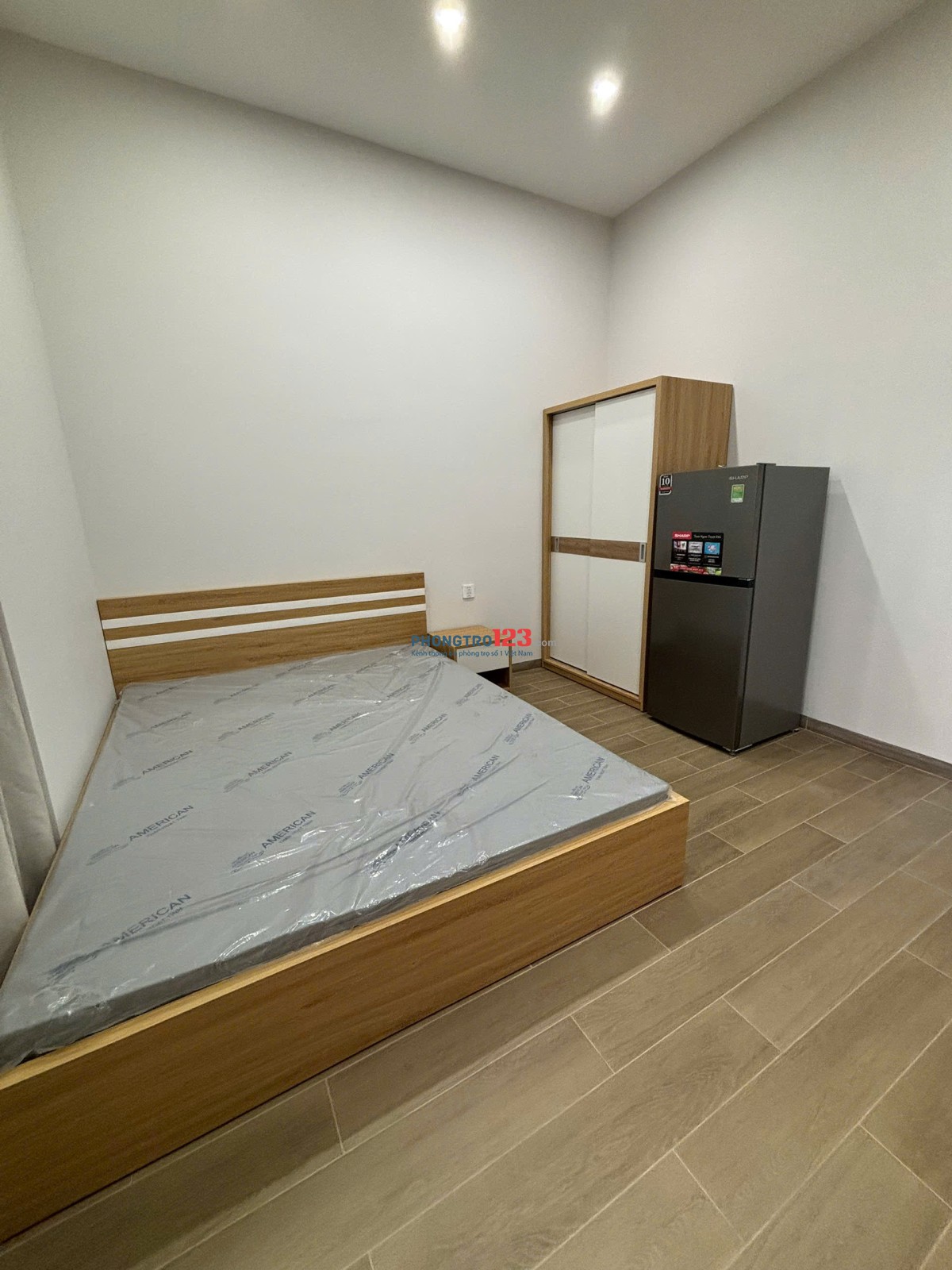 Khai trương chdv Cát Lái ngay citihome, DT 30m2 1pn tách bếp sân sau Giá 4tr3 full nt vào ở được nga